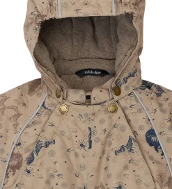 Mikk-Line Flyverdragt - Forest - Coriander m. Print