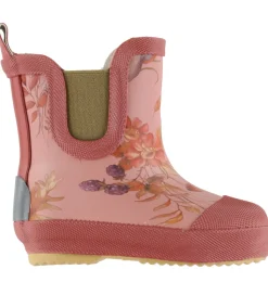 Mikk-Line Gummistøvler m. For - Korte - Burlwood m. Print