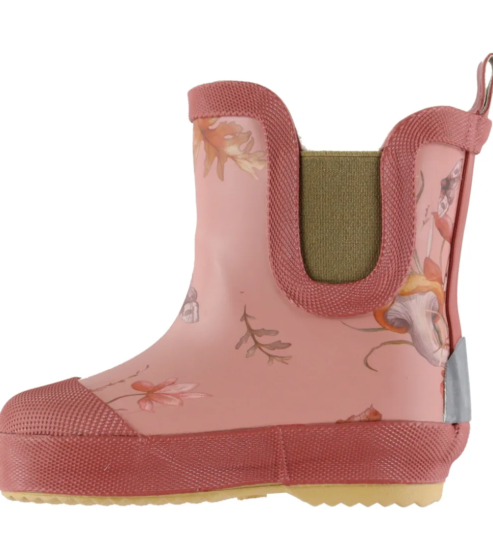 Mikk-Line Gummistøvler m. For - Korte - Burlwood m. Print