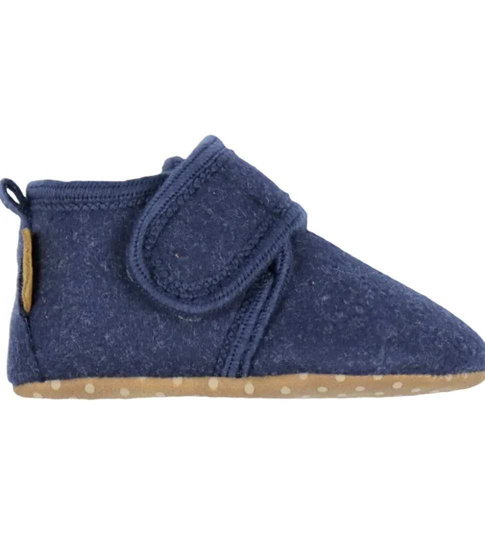Mikk-Line Hjemmesko - Prewalker Felt - Blue Nights