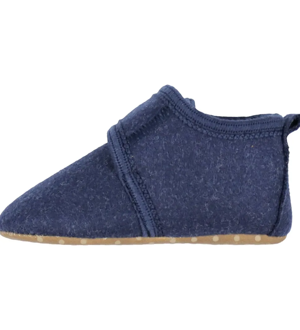 Mikk-Line Hjemmesko - Prewalker Felt - Blue Nights