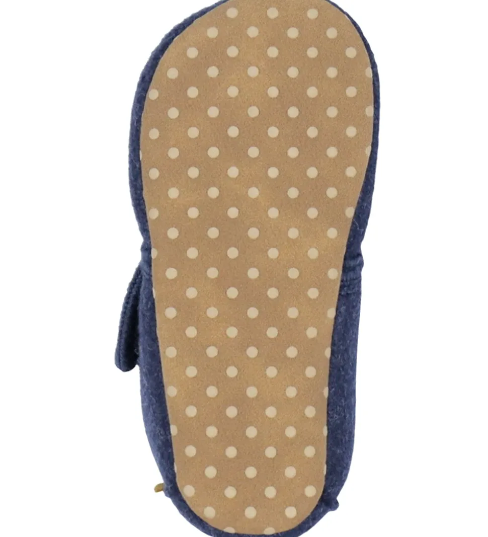 Mikk-Line Hjemmesko - Prewalker Felt - Blue Nights