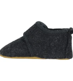 Mikk-Line Hjemmesko - Prewalker Uld - Anthracite Melange