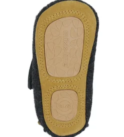 Mikk-Line Hjemmesko - Prewalker Uld - Anthracite Melange