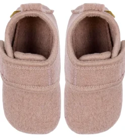 Mikk-Line Hjemmesko - Prewalker Uld - Adobe Rose