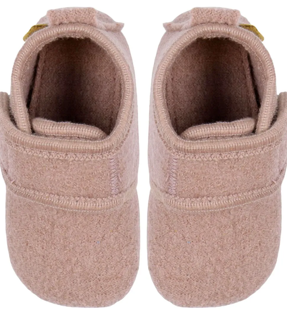 Mikk-Line Hjemmesko - Prewalker Uld - Adobe Rose