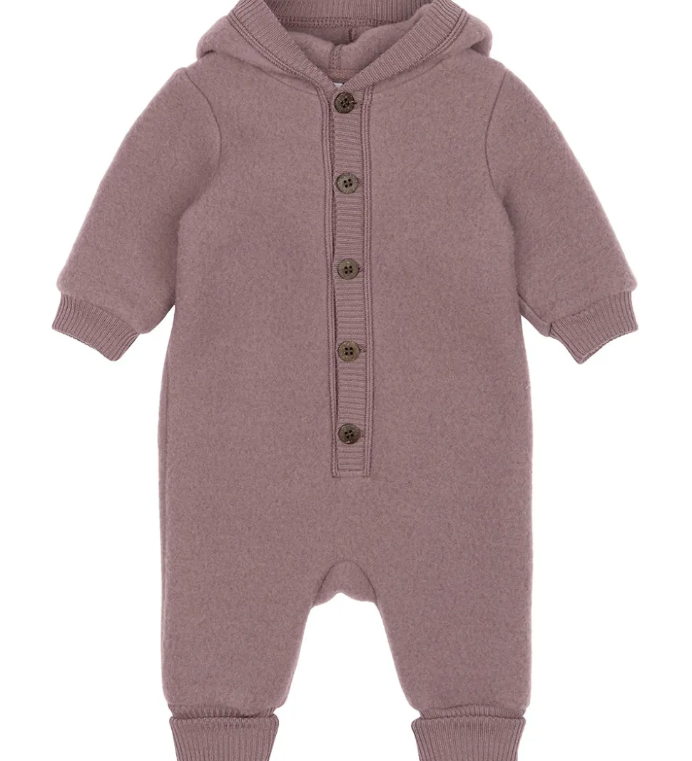 Mikk-Line Køredragt m. Hætte - Uld - Twilight Mauve