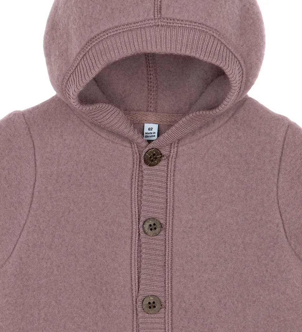 Mikk-Line Køredragt m. Hætte - Uld - Twilight Mauve