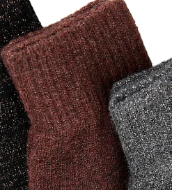 Mikk-Line Luffer - Uld/Polyamid - 3-pak - French Roast-Black-An