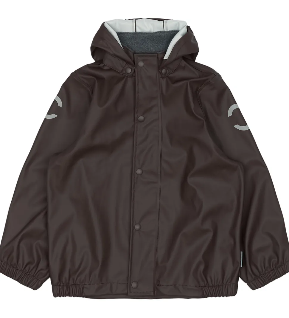 Mikk-Line Regntøj m. Seler - PU - Raisin