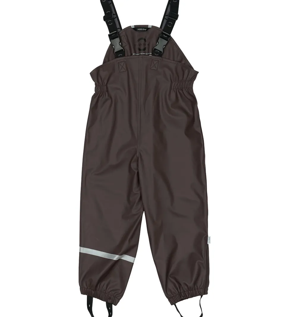 Mikk-Line Regntøj m. Seler - PU - Raisin