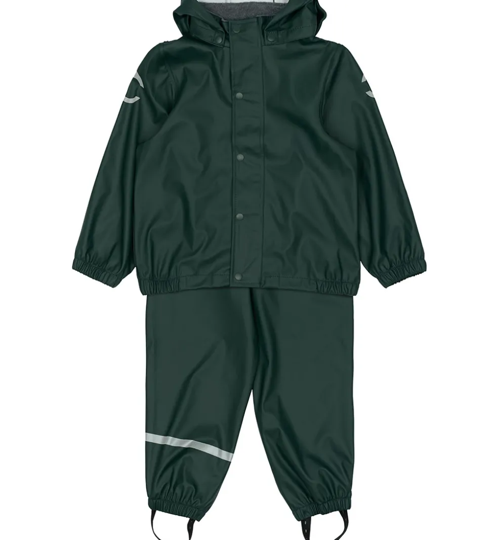 Mikk-Line Regntøj m. Seler - PU - Darkest Sprouse