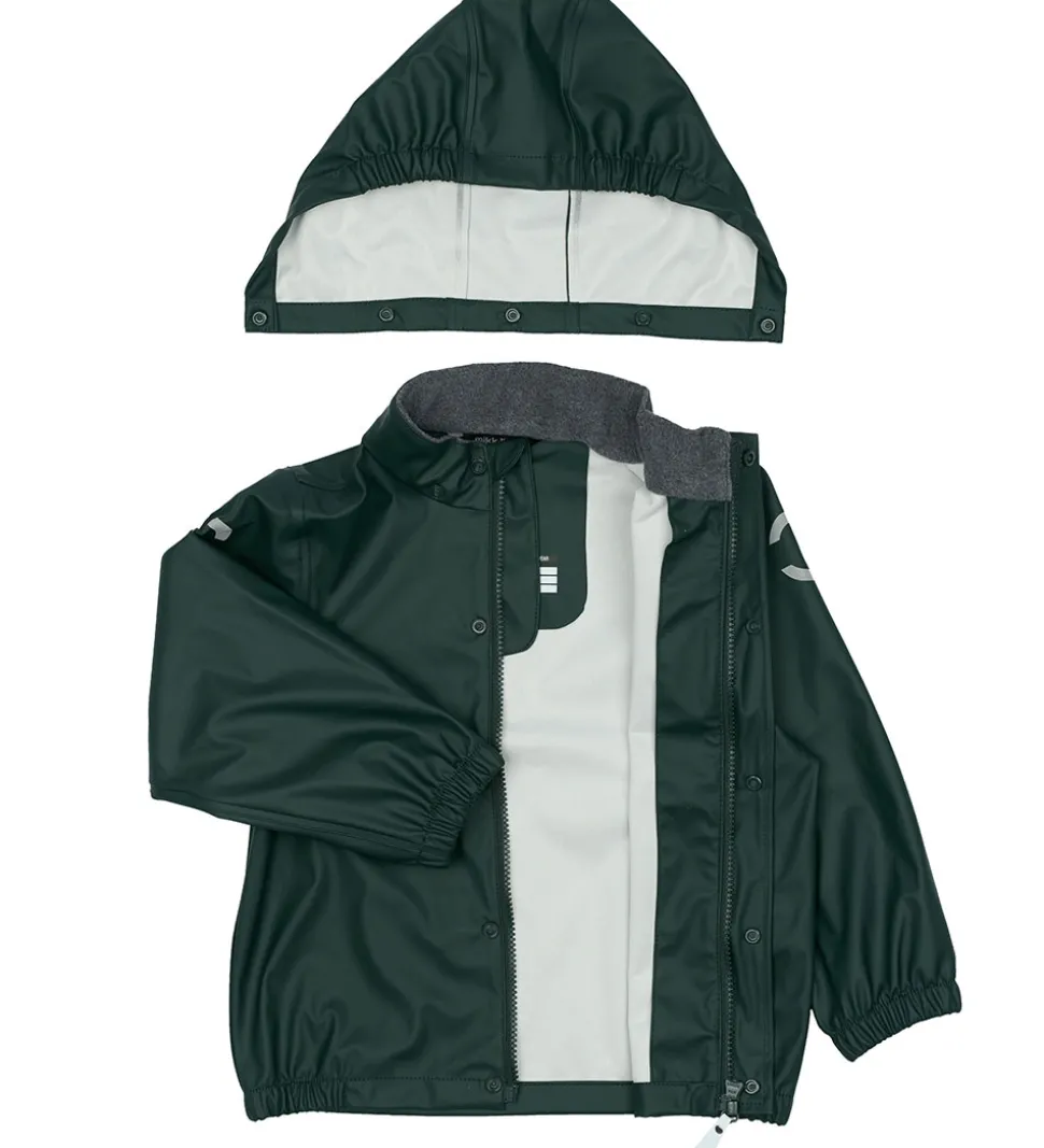 Mikk-Line Regntøj m. Seler - PU - Darkest Sprouse