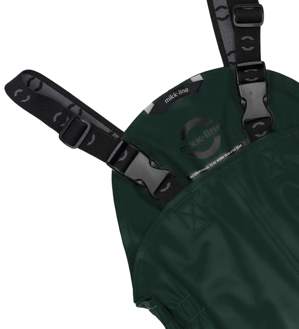 Mikk-Line Regntøj m. Seler - PU - Darkest Sprouse