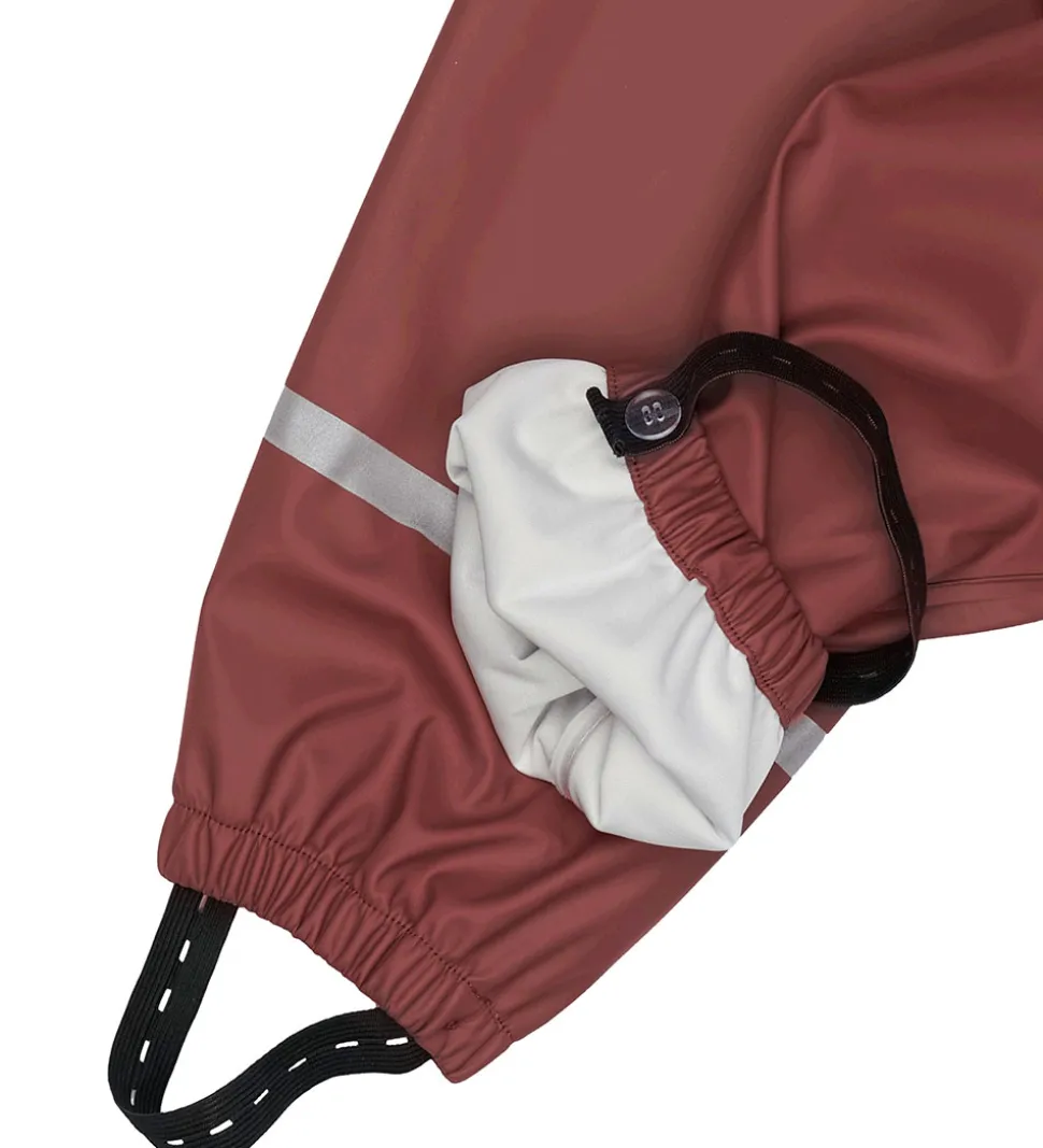 Mikk-Line Regntøj m. Seler - PU - Apple Butter