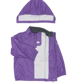 Mikk-Line Regntøj m. Seler - PU - Deep Lavender