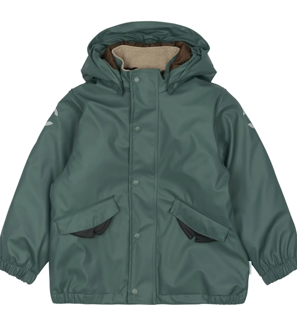 Mikk-Line Regntøj m. Termo/Seler - PU - Balsam Green m. Tyr