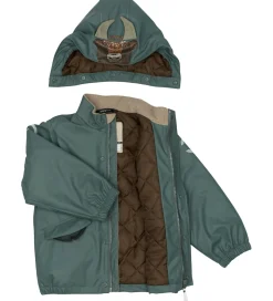 Mikk-Line Regntøj m. Termo/Seler - PU - Balsam Green m. Tyr