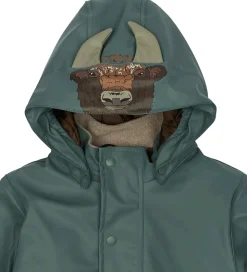 Mikk-Line Regntøj m. Termo/Seler - PU - Balsam Green m. Tyr