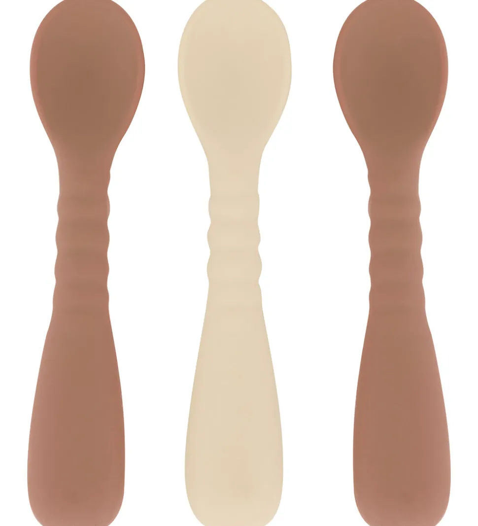 Mikk-Line Skeer - 3-pak - Silikone - Brown Sugar/White Swan