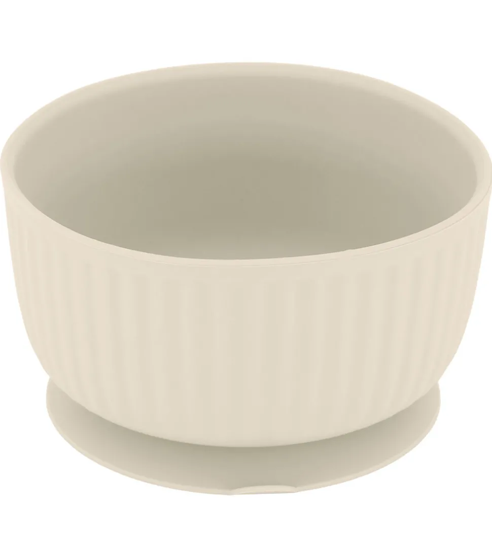 Mikk-Line Skåle - 2-pak - Silikone - White Swan/Brown Sugar