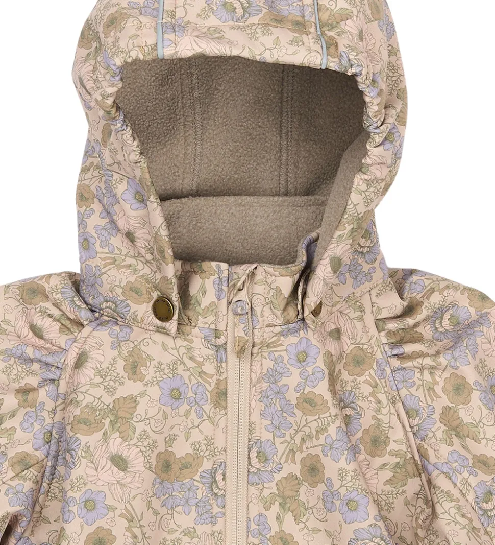 Mikk-Line Softshelljakke m. Fleece - Recycled - Doeskin m. Bloms