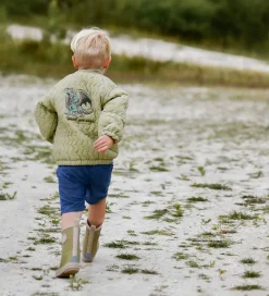 Mikk-Line Sommerjakke - Gray Green m. Drage