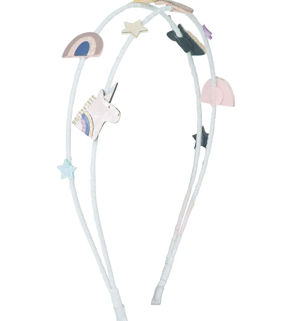 Mimi & Lula Hårbøjle - Dobbelt - Unicorn Celeste