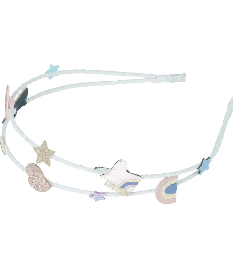 Mimi & Lula Hårbøjle - Dobbelt - Unicorn Celeste
