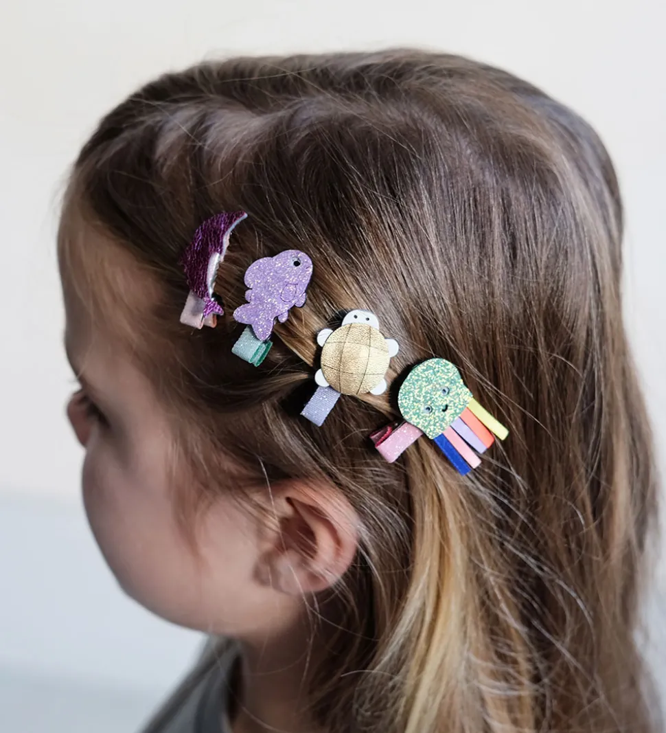 Mimi & Lula Hårclips - 8-pak - 3 cm - Sealife