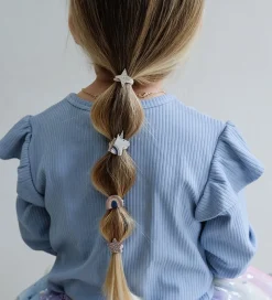 Mimi & Lula Hårelastikker - 8-pak - Mini Unicorn Celeste