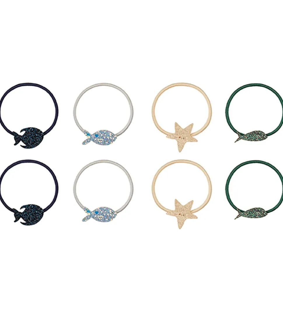 Mimi & Lula Hårelastikker - 8-pak - Little Fish Under the Sea