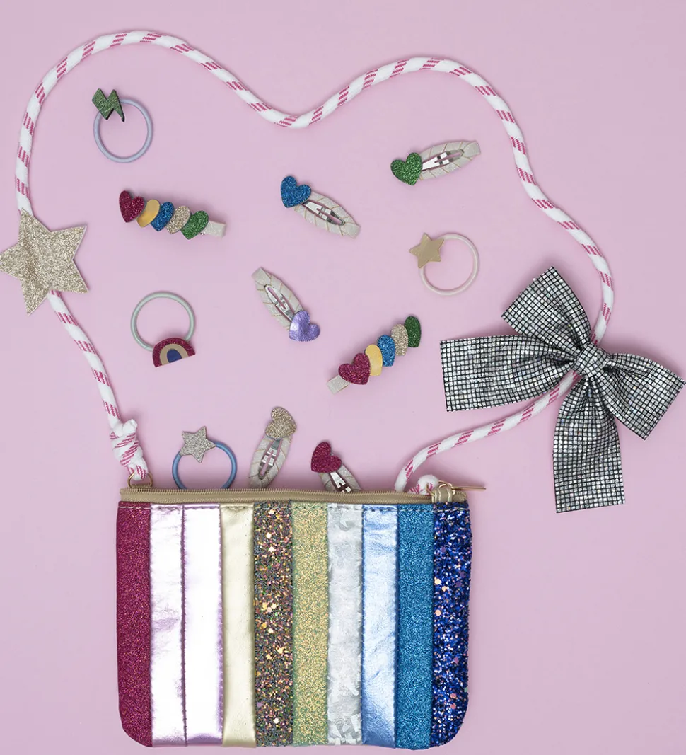 Mimi & Lula Hårelastikker - 8-pak - Mini Rainbow Dancing Queen