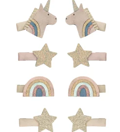 Mimi & Lula Hårklips - 8-pak - 3 cm - Mini Unicorn Celeste