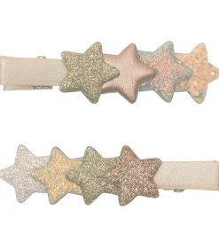 Mimi & Lula Hårklips - 2-pak - 5 cm - Layered Star Shimmer Encha