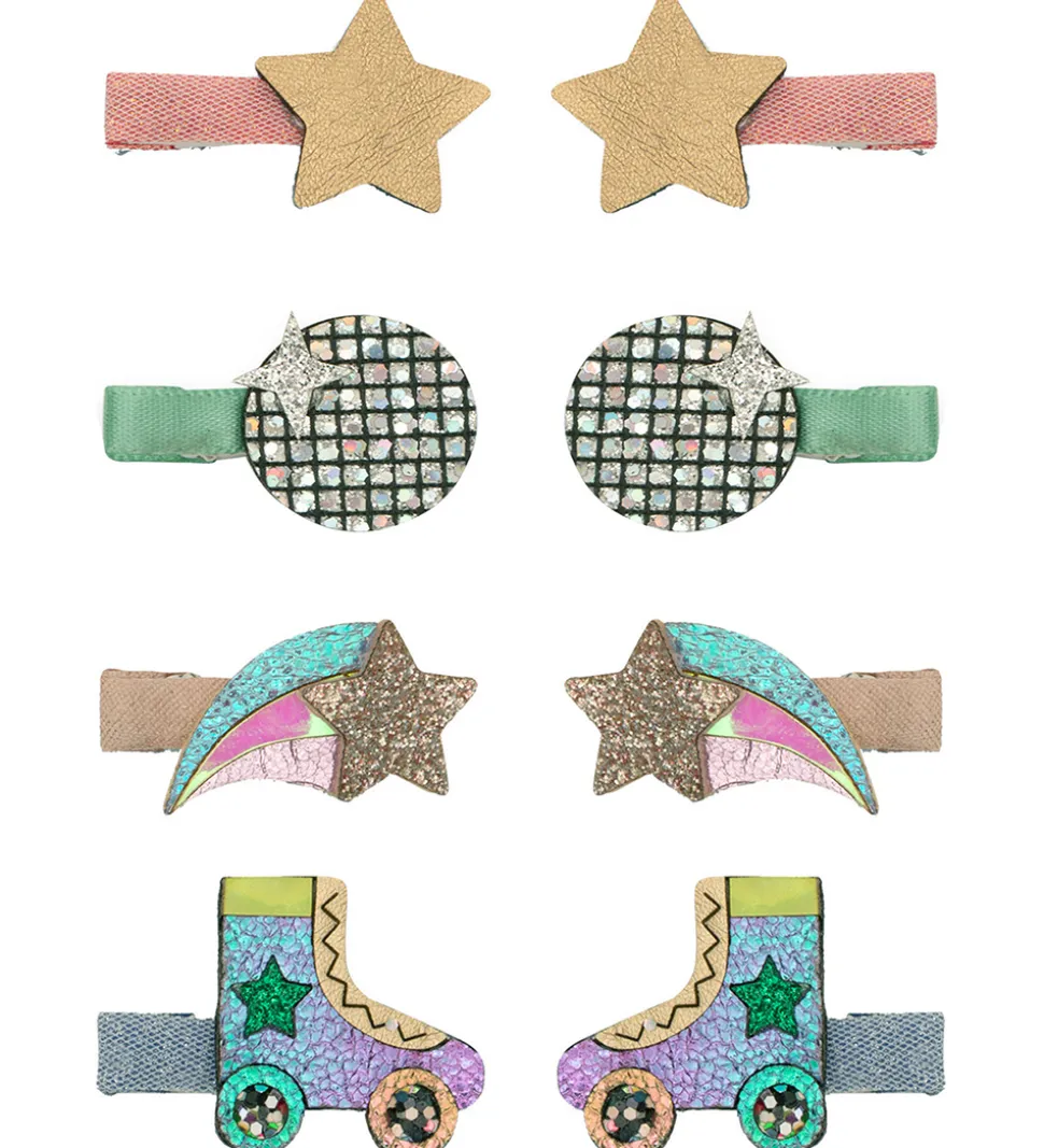 Mimi & Lula Hårklips - 8-pak - 3 cm - Mini Disco Diva Dancing Qu