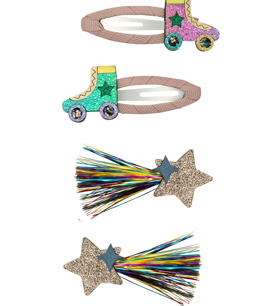 Mimi & Lula Hårpynt-sæt - Spænder/Klips - Rollerskate Dancing Qu