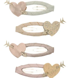 Mimi & Lula Hårspænder - 4-pak - 5 cm - Cupid Heart