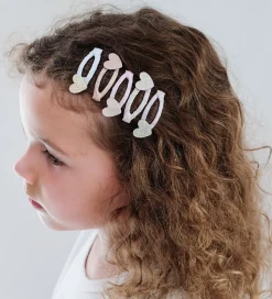 Mimi & Lula Hårspænder - 5-pak - 4 cm - Mini Heart Shimmer Encha