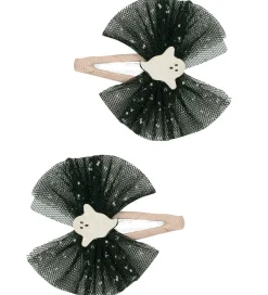 Mimi & Lula Hårspænder - 2-pak - 5 cm - Ghost Tulle Halloween