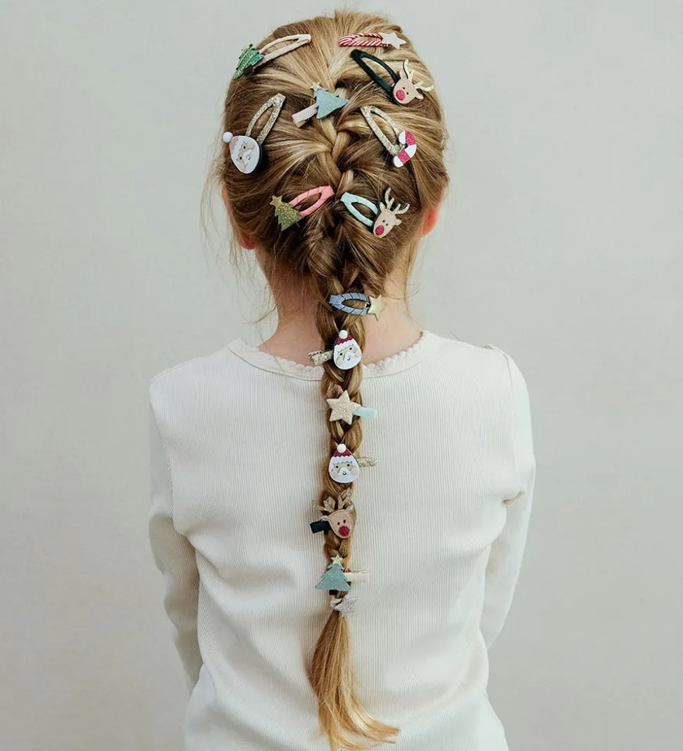 Mimi & Lula Hårspænder - 4-pak - Santa & Tree Christmas