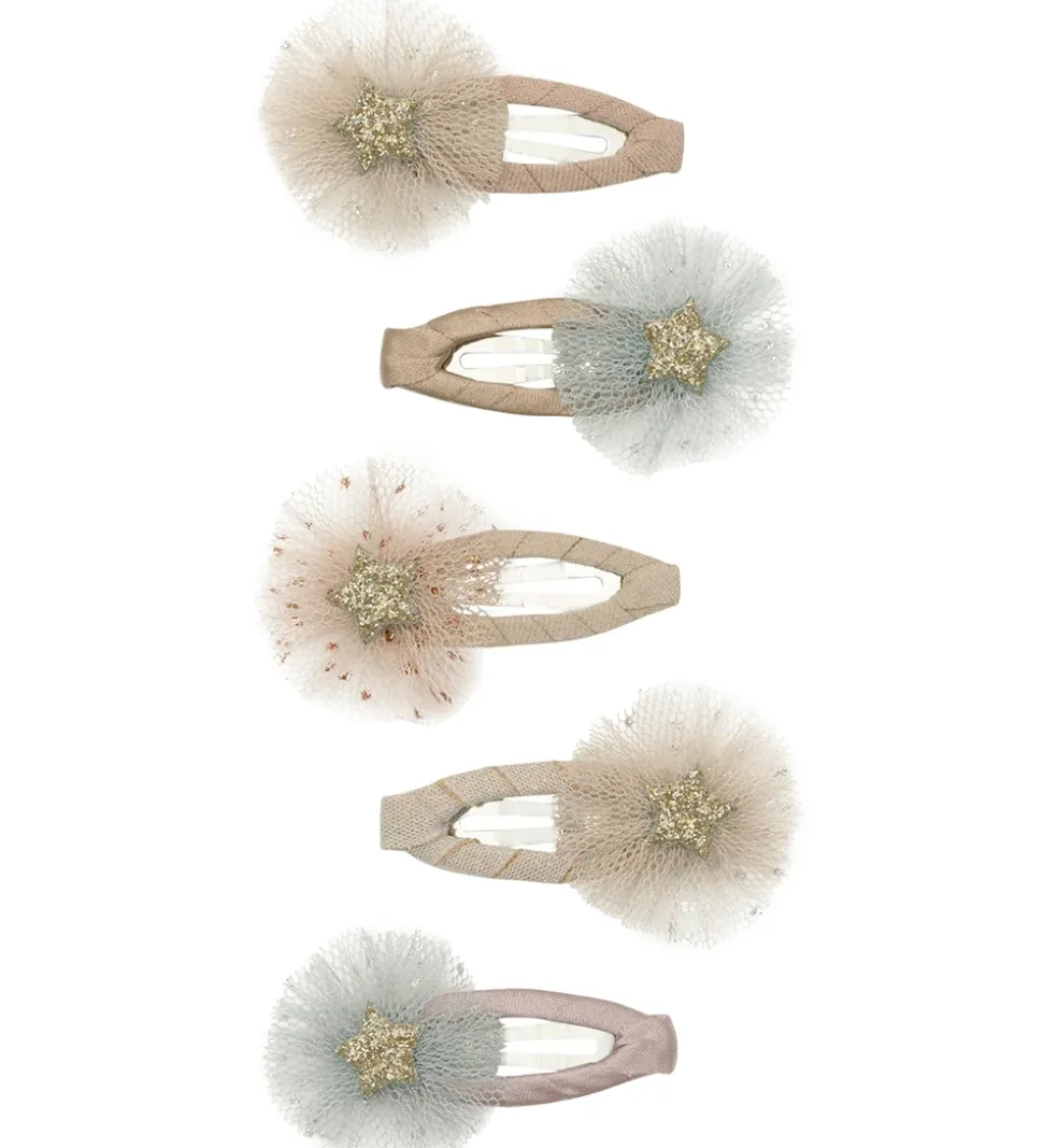 Mimi & Lula Hårspænder - 5-pak - 4 cm - Mini Tulle Enchanted