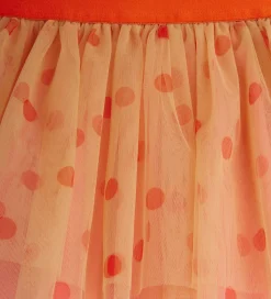 Mini Rodini Nederdel - Tyl - Pink m. Prikker