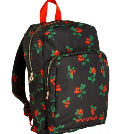 Mini Rodini Rygsæk - Sort m. Tyttebær