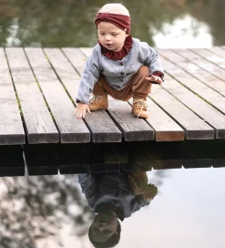 Minimalisma Cardigan - Inka - Uld- Gråmeleret