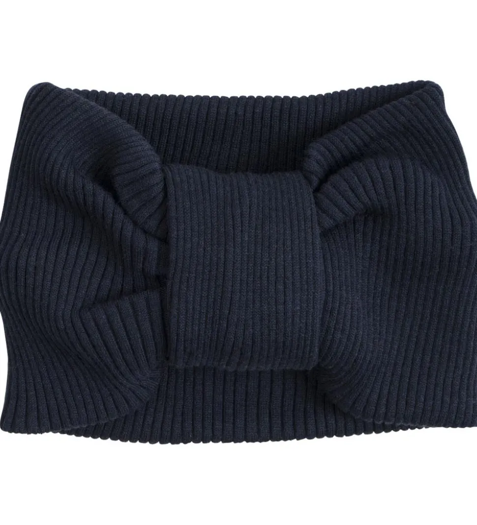 Minimalisma Hårbånd - Bi - Silke/Bomuld - Dark Navy