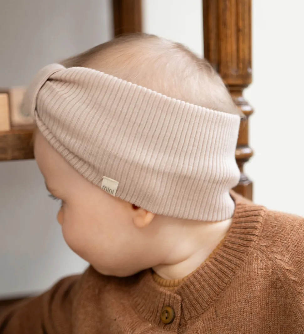 Minimalisma Pandebånd - Alba - Uld - Beige
