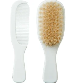 Mininor Kam og Hårbørste - Hvid