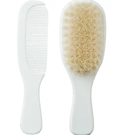 Mininor Kam og Hårbørste - Hvid