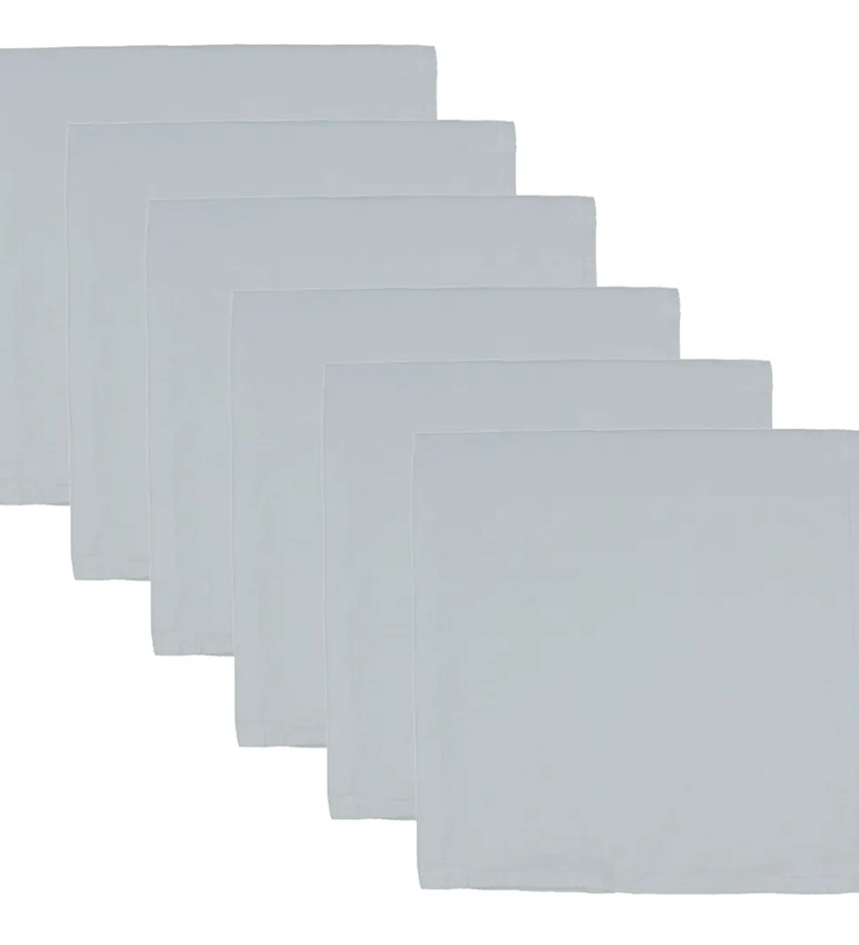 Mininor Stofbleer - 6-pak - 70x70 cm - Glacier Grey